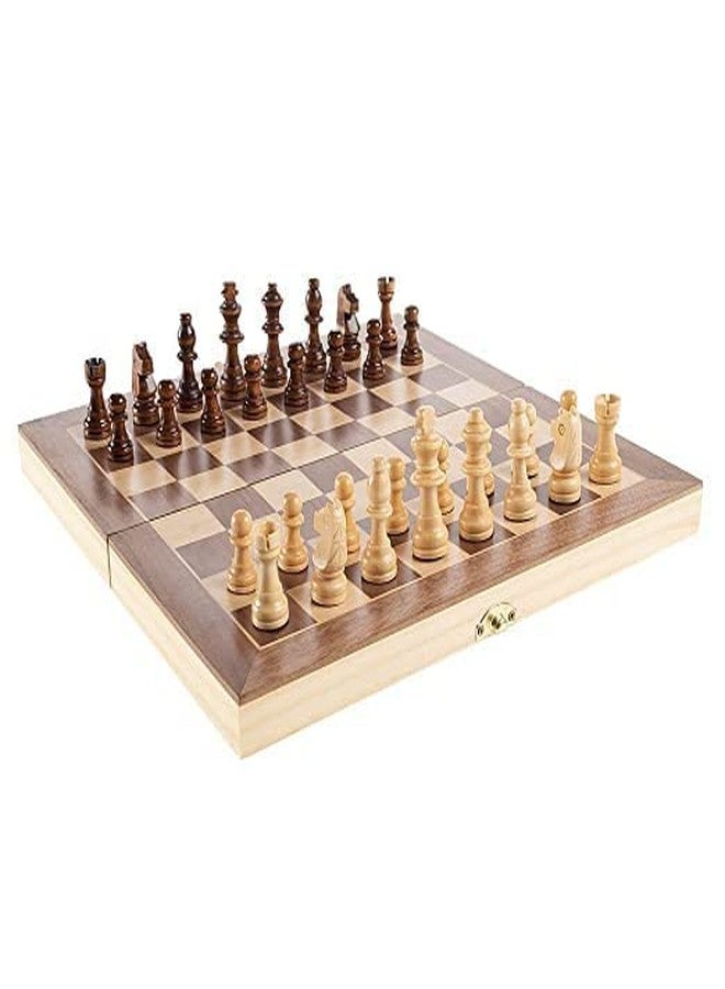 MKY Foldable Wooden Chess Board Set with 32 Wooden Chess Set and Speed Bubble Cube Puzzle Sticker Less Speed Cube, Brainstorming Cube for Kids Above 3 Years (Combo of 2) - Image 2